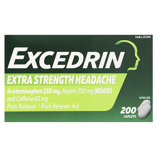 Excedrin, Bolest hlavy, 200 kapslí