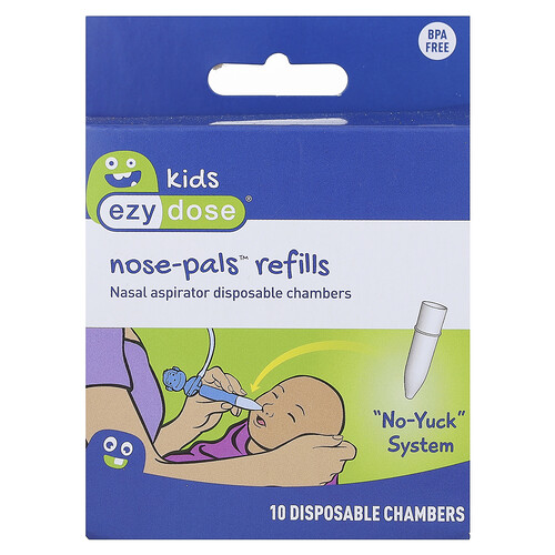 Ezy Dose, Kids, Nose-Pals Nachfüllpackungen, 10 Einwegkammern