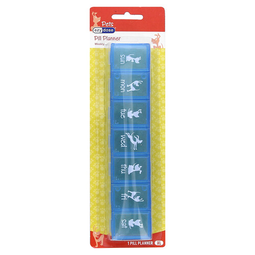 Ezy Dose, Pets, Weekly Pill Planer, Hunde, XL, 1 Stück