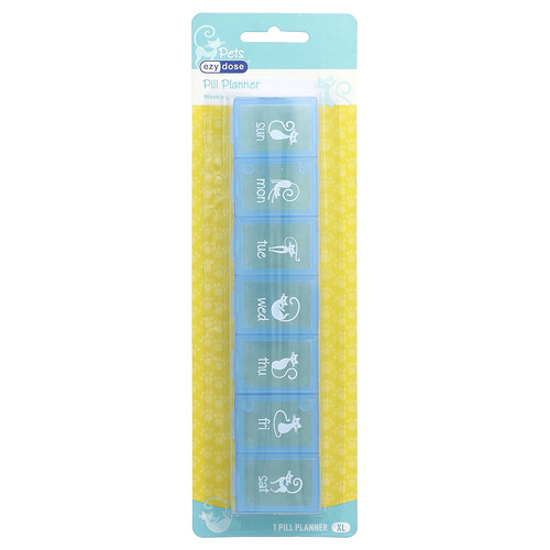 Ezy Dose, Pets, Weekly Pill Planer, Katzen, XL, 1 Stück