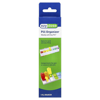 Ezy Dose, 7 giorni settimanale con organizer per pillole Ezy Fill, 1 confezione