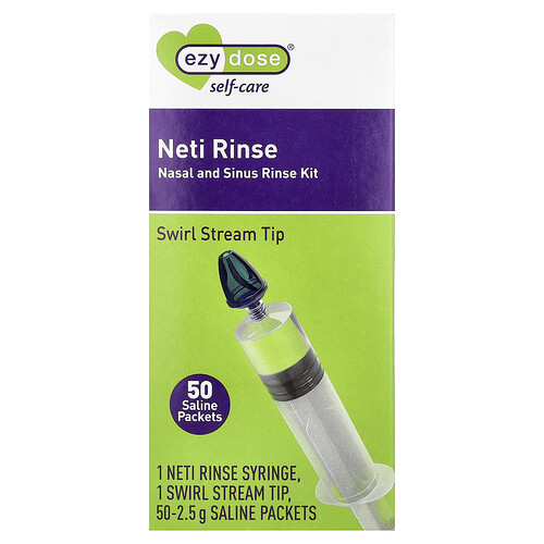 Ezy Dose, Zelfzorg, Neti spoel-, neus- en sinusspoelset, 52-delige set