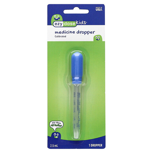 Ezy Dose, Kids, Medicine Pipette, medizinische Pipette für Kinder, 1 Stück, 2,5 ml
