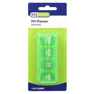 Ezy Dose, Daily 4x/Day Pill Planer, 1 Stück
