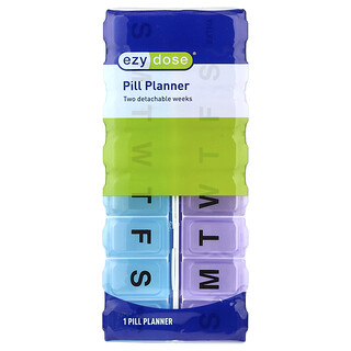 Ezy Dose, Two Detachable Weeks Pill Planner, 1 Count