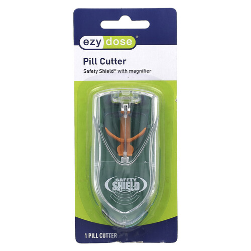 Ezy Dose, Safety Shield Pillenzerkleinerer mit Lupe, 1 Stück