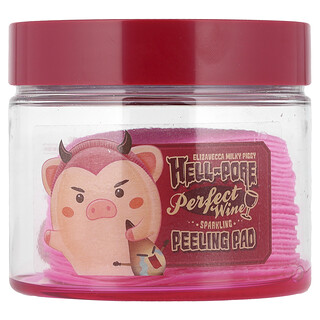 Elizavecca, Milky Piggy, Hell-Pore, Almohadilla exfoliante Perfect Wine Sparkling, 30 láminas, 200 ml (6,76 oz. líq.)