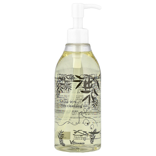 Elizavecca, Milky-Wear, Natural 90% Olive Cleansing Oil, natürliches Reinigungsöl mit 90% Olivenölanteil, 300 ml (10,14 fl. oz.)