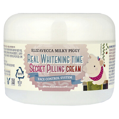 Photos - Cream / Lotion Elizavecca , Milky Piggy, Secret Pilling Cream, Face Control System, 3.53 oz  EZV-36925 (100 g)