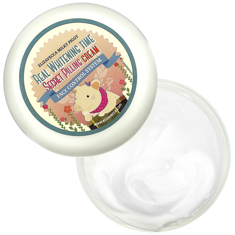 Elizavecca, Milky Piggy, Secret Pilling Cream, Face Control System, 3.