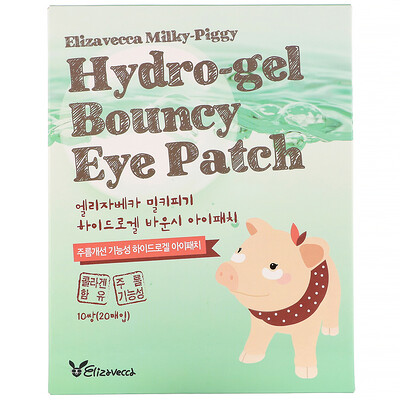 

Elizavecca Milky Piggy, гидрогелевые патчи для глаз, 10 пар