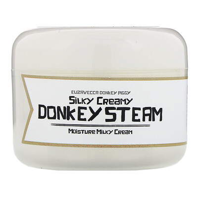 Elizavecca Donkey Piggy, увлажняющий крем с молоком ослиц, 100 г (3,53 унции)