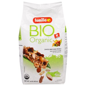 Отзывы о Фамилия, Bio Organic, Swiss Bircher Muesli, 16 oz (453 g)