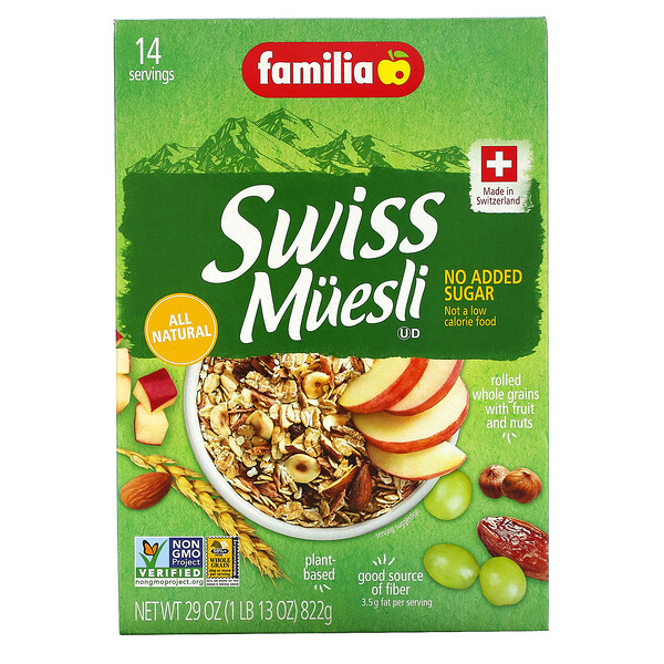 Familia‏, Swiss Muesli, No Added Sugar, 29 oz (822 g)