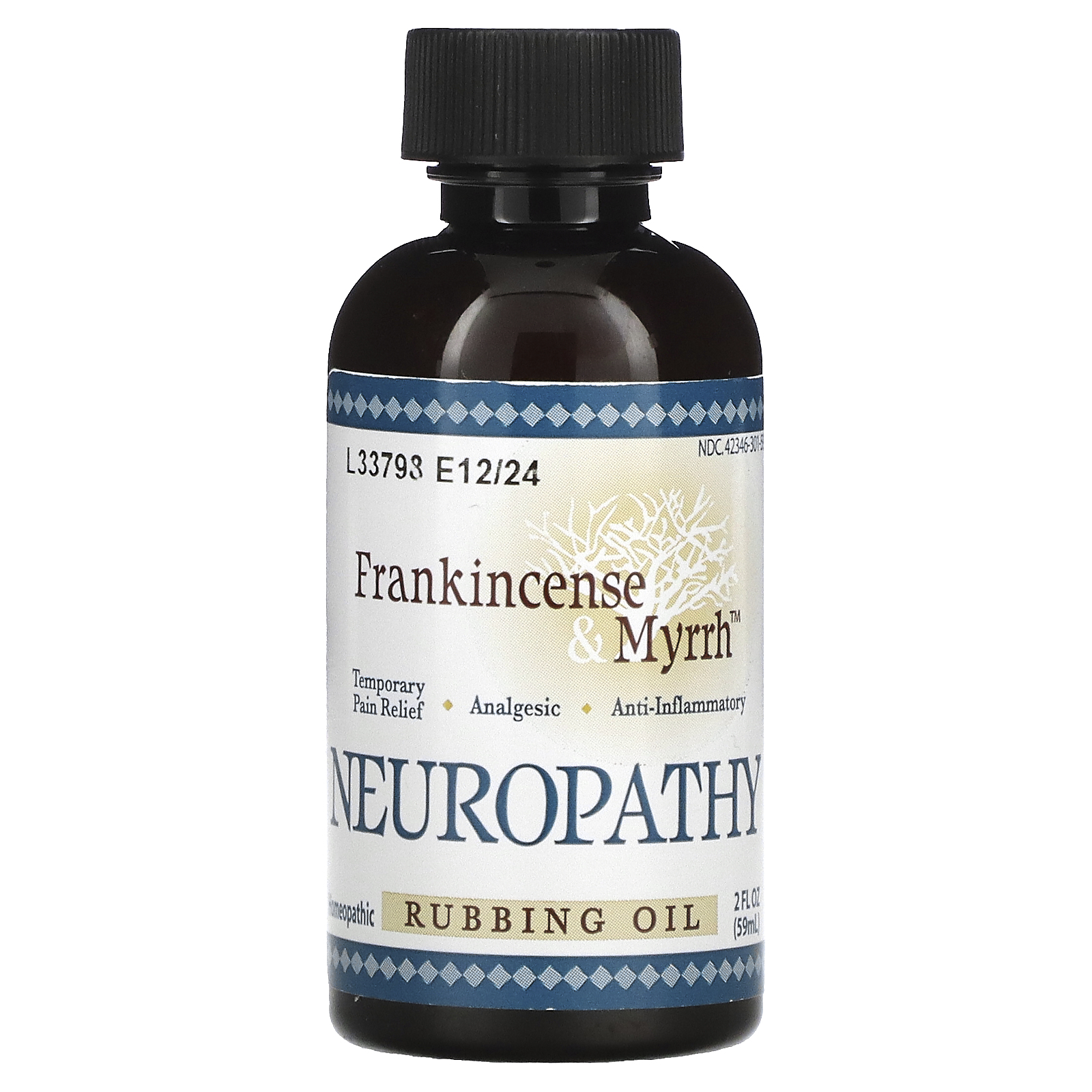 Frankincense & Myrrh, Frankincense & Myrrh, Neuropathy, Rubbing Oil, 2