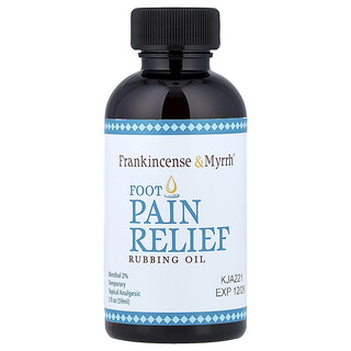 Frankincense & Myrrh, Jalkakipua lievittävä hierontaöljy, 59 ml