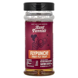 Aunt Fannie's, Flypunch! Fruit Fly Trap, 6 fl oz (177 ml)