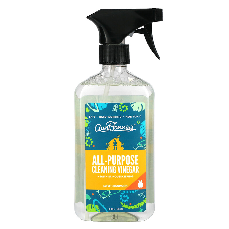 Aunt Fannie's, All Purpose Cleaning Vinegar, Sweet Mandarin, 16.9 fl oz (500 ml) iHerb