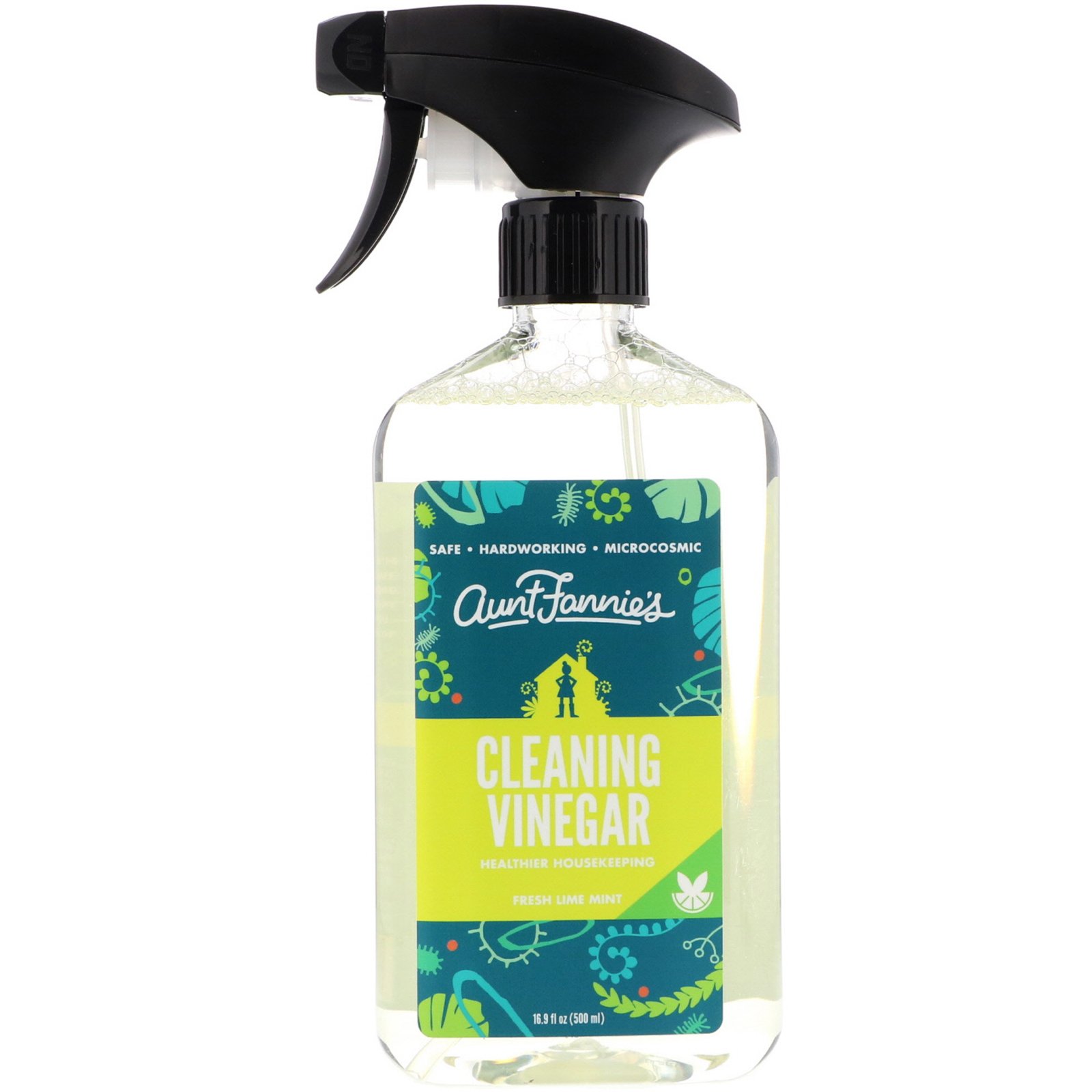 Aunt Fannie's, Cleaning Vinegar, Fresh Lime Mint, 16.9 fl oz (500 ml ...