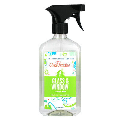 Aunt Fannie's Glass & Window Vinegar Wash, 16.9 fl oz (500 ml)