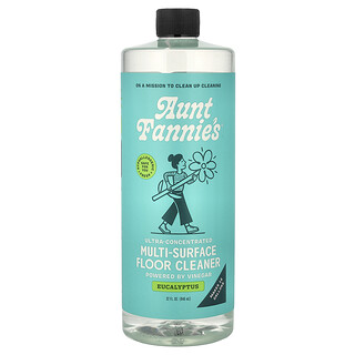 Aunt Fannie's, Ultra-Concentrated Multi-Surface Floor Cleaner, Eucalyptus, 32 fl oz (946 ml)