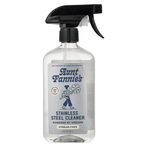 Aunt Fannie's Aunt Fannie's, Stainless Steel Cleaner, 16.9 fl oz (500 ml)