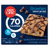 Fiber One‏, Brownies, Chocolate Chip Cookie, 6 Bars, 0.89 oz (25 g) Each