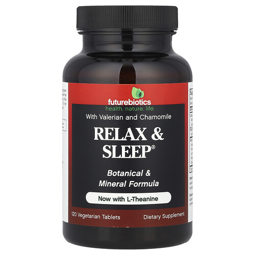 Futurebiotics, Relax & Sleep®, 120 pflanzliche Tabletten