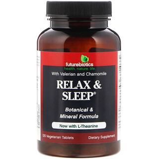 FutureBiotics, Relax & Sleep, 120 vegetarische Tabletten