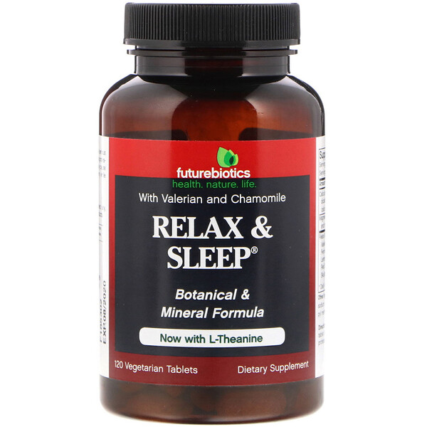 FutureBiotics, Relax & Sleep, 120 Vegetarian Tablets - iHerb