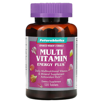 

Futurebiotics Advanced Woman's Formula Multi Vitamin Energy Plus 120 Tablets