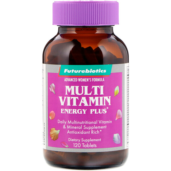 FutureBiotics‏, Advanced Woman's Formula, Multi Vitamin Energy Plus, 120 Tablets