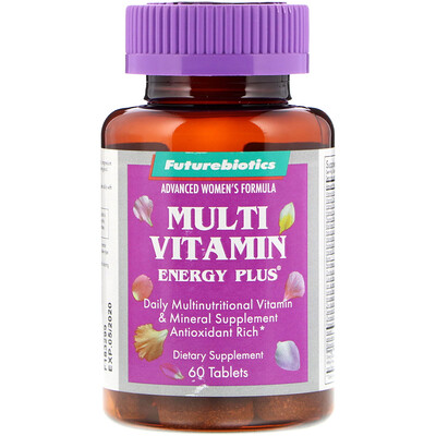 

Advanced Women's Formula, Multi Vitamin Energy Plus, 60 Tablets