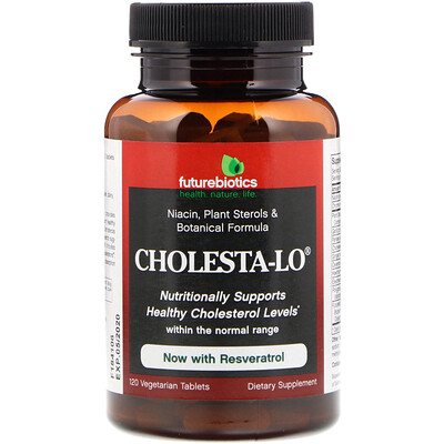 FutureBiotics Cholesta-Lo With Garlic & Niacin, 120 Tablets