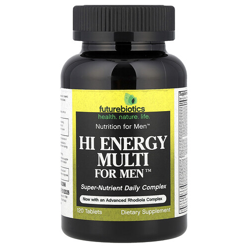 Futurebiotics, Hi Energy Multi, für Männer, 120 Tabletten