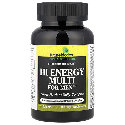 Futurebiotics, Hi Energy Multi, Para hombres, 120 comprimidos