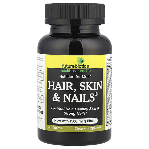 Futurebiotics Nutrition For Men™, Hair, Skin & Nails®, 135 Tablets