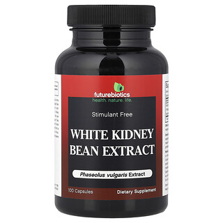 Futurebiotics, White Kidney Bean Extract, Extrakt aus weißen Kidneybohnen, 100 Kapseln (125 mg pro Kapsel)