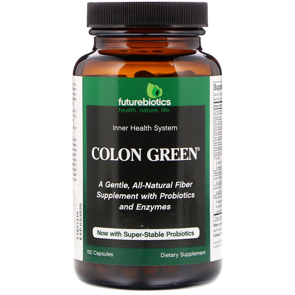 FutureBiotics‏, Colon Green, 150 Capsules
