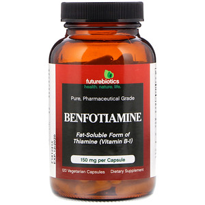 Отзывы о Фьючербайотикс, Benfotiamine, 150 mg, 120 Vegetarian Capsules