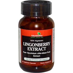 Отзывы о Фьючербайотикс, Lingonberry Extract, 500 mg, 60 Veggie Caps