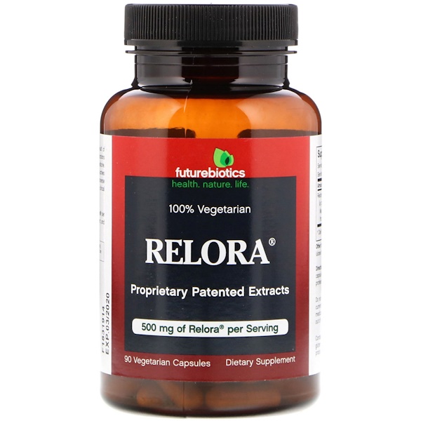 FutureBiotics, Relora, 500 mg , 90 Vegetarian Capsules