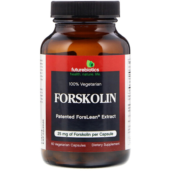 FutureBiotics‏, Forskolin, 25 mg, 60 Vegetarian Capsules