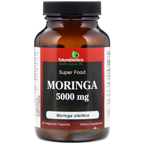 Moringa, 5,000 mg, 60 Vegetarian Capsules