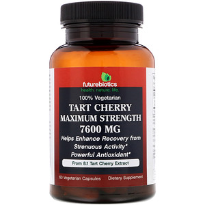 Отзывы о Фьючербайотикс, Tart Cherry, Maximum Strength, 7,600 mg, 60 Vegetarian Capsules