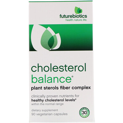 FutureBiotics Cholesterol Balance, Холестерин, 90 вегетарианских капсул