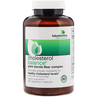 FutureBiotics Cholesterol Balance, 180 вегетарианских капсул
