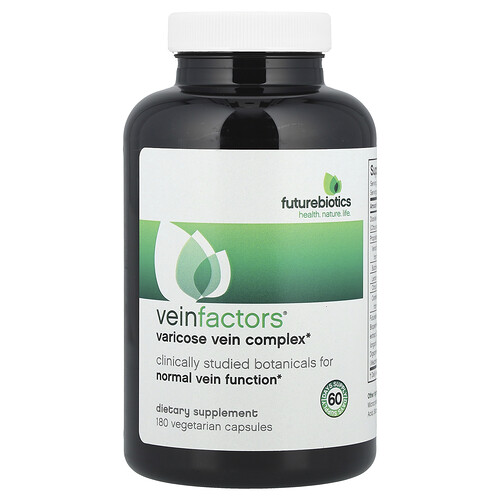 Futurebiotics VeinFactors®, Varicose Vein Complex, 180 Vegetarian Capsules