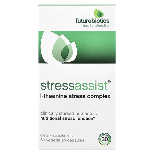 Futurebiotics, Stressassist®, L-Theanine Stress Complex, L-Theanin-Stresskomplex, 60 pflanzliche Kapseln