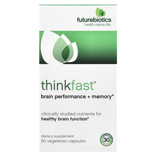Futurebiotics ThinkFast®, Brain Performance + Memory, 60 Vegetarian Capsules
